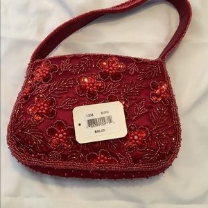 Vintage style beaded evening purse